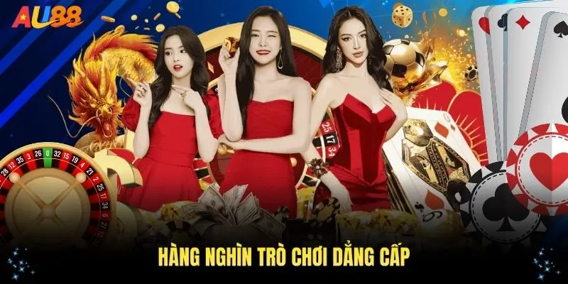 Trải nghiệm hàng nghìn trò chơi đẳng cấp tại Au88 bất cứ khi nào